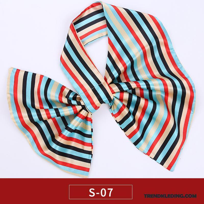 Vlinderdas Dames Sjaals Decoratie Mini Werk Stropdas Voorjaar Rood
