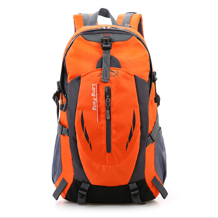 Wandelrugzak Heren Casual Schooltas Alpinisme Reis Reizen Waterdicht Oranje