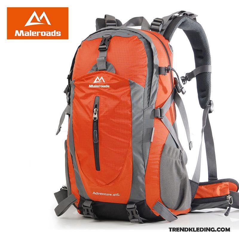 Wandelrugzak Heren Reizen Outdoor Alpinisme Wandelen Tas Dames Rood