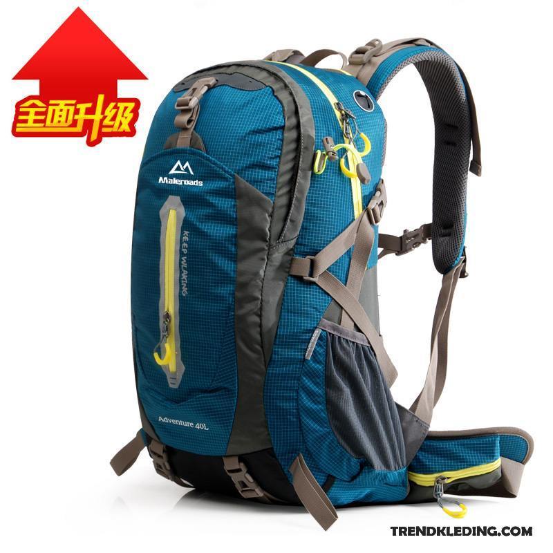 Wandelrugzak Heren Reizen Outdoor Alpinisme Wandelen Tas Dames Rood