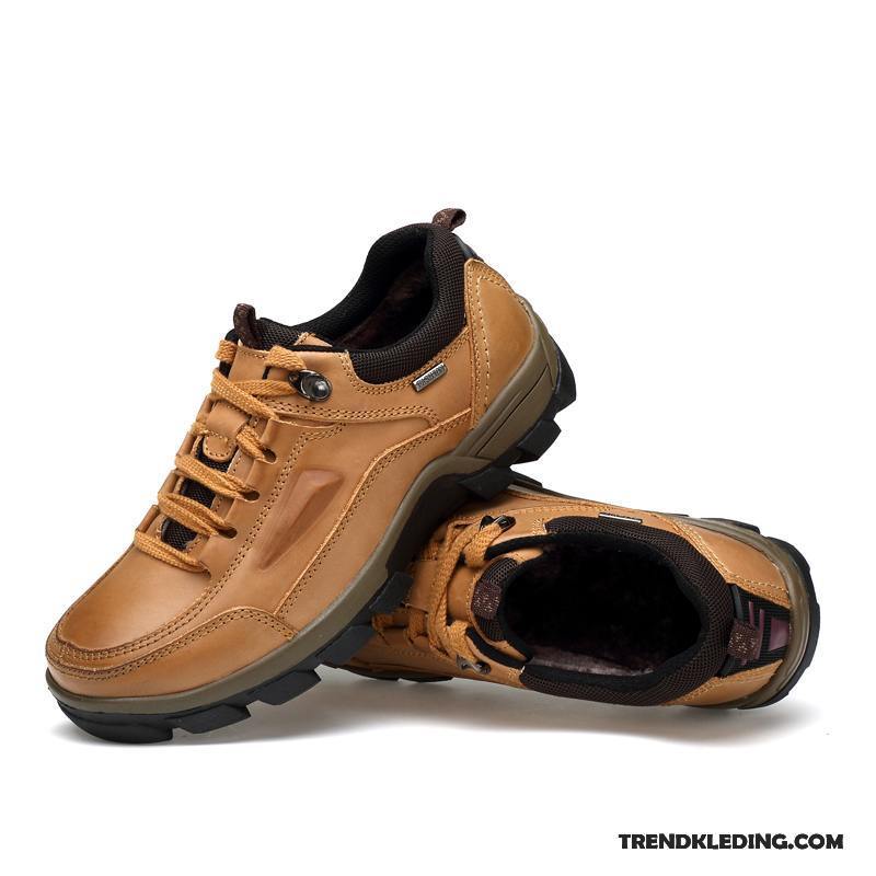 Wandelschoenen Heren Grote Maten Outdoor Mannen Echt Leer Warm Trekking