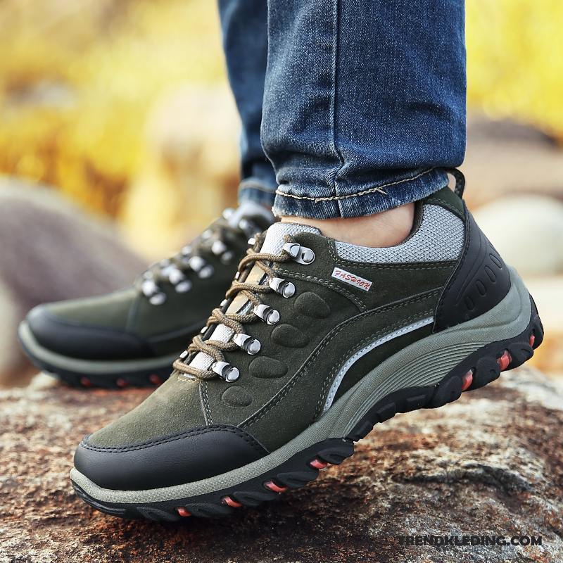 Wandelschoenen Heren Outdoor Trend Mannen Sportschoenen Casual Ademende Grijs