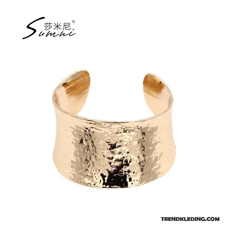 Armband Dames 2018 Accessoires Europa Nieuw Armbanden Eenvoudig Gouden Beige