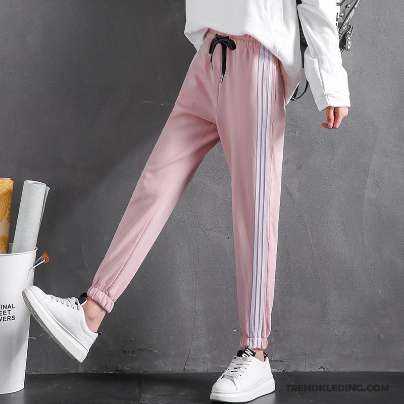 Broek Dames Sport Casual Nieuw Voorjaar 2018 Herfst Roze