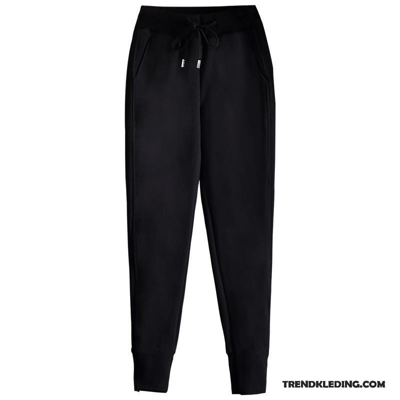 Broek Dames Student Losse Super Voorjaar Casual Joggingbroek Zwart