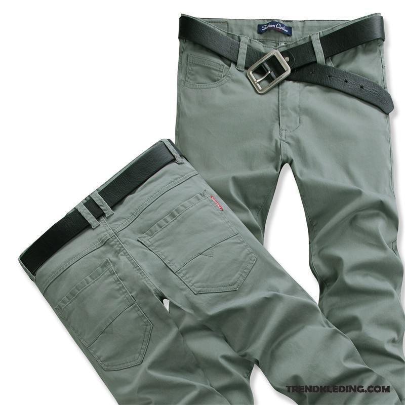 Broek Heren Losse Casual Broek Slim Fit Elastiek Lange Jeugd Zwart Grijs