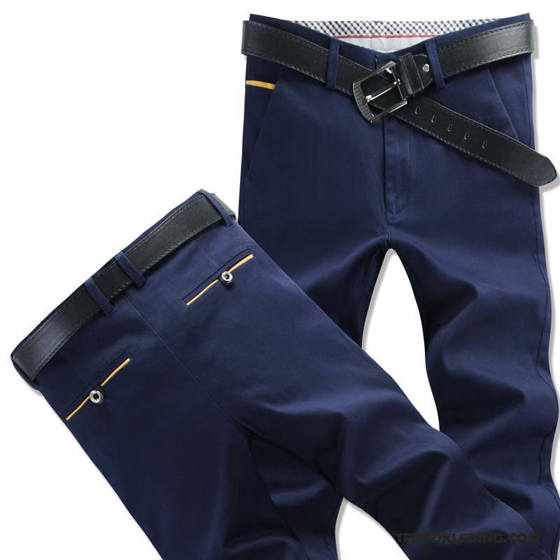 Broek Heren Losse Mannelijk Joggingbroek Casual Broek Voorjaar Jeugd Donkerblauw