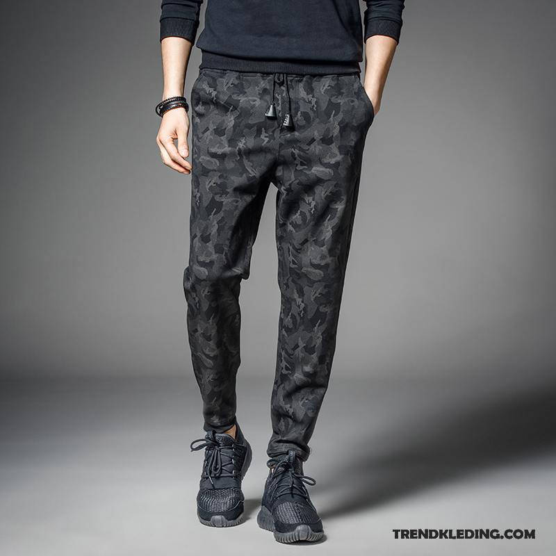 Broek Heren Mini Trend Harlan Mannelijk Slim Fit Joggingbroek Camouflage