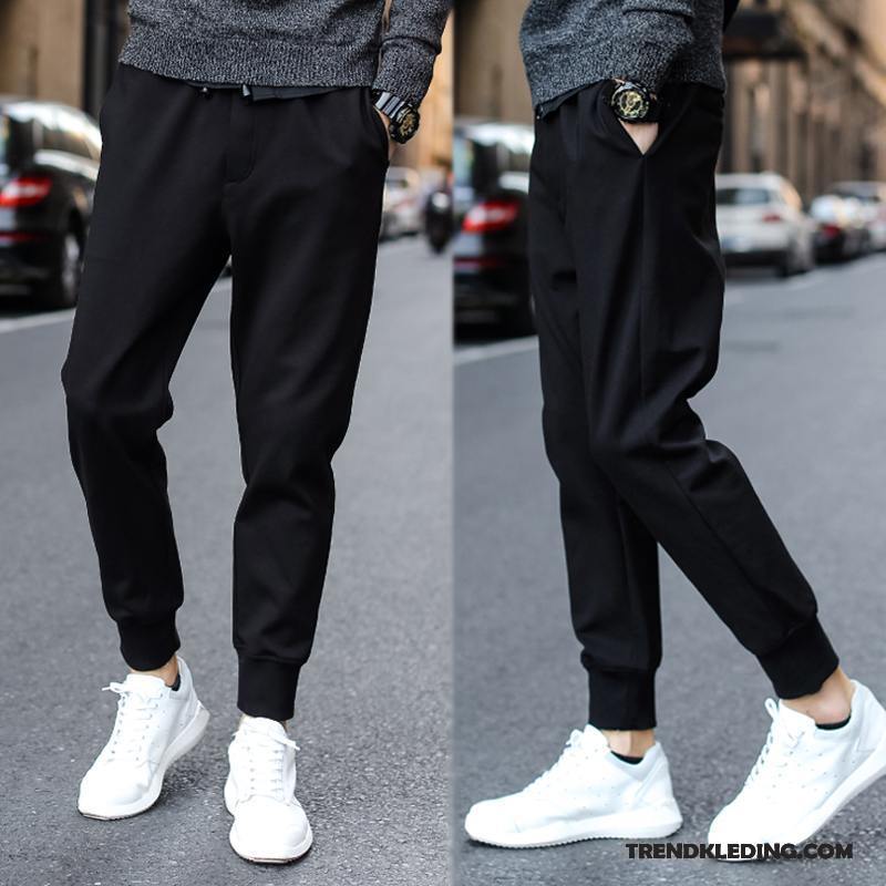Broek Heren Potlood Broek Losse Trend Joggingbroek Mannelijk Voorjaar Zwart