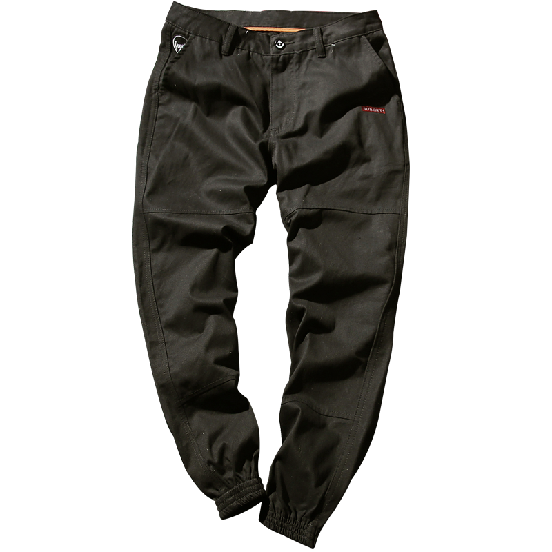 Cargobroek Heren Dunne Sport Mini Casual Broek Losse Voorjaar Zwart