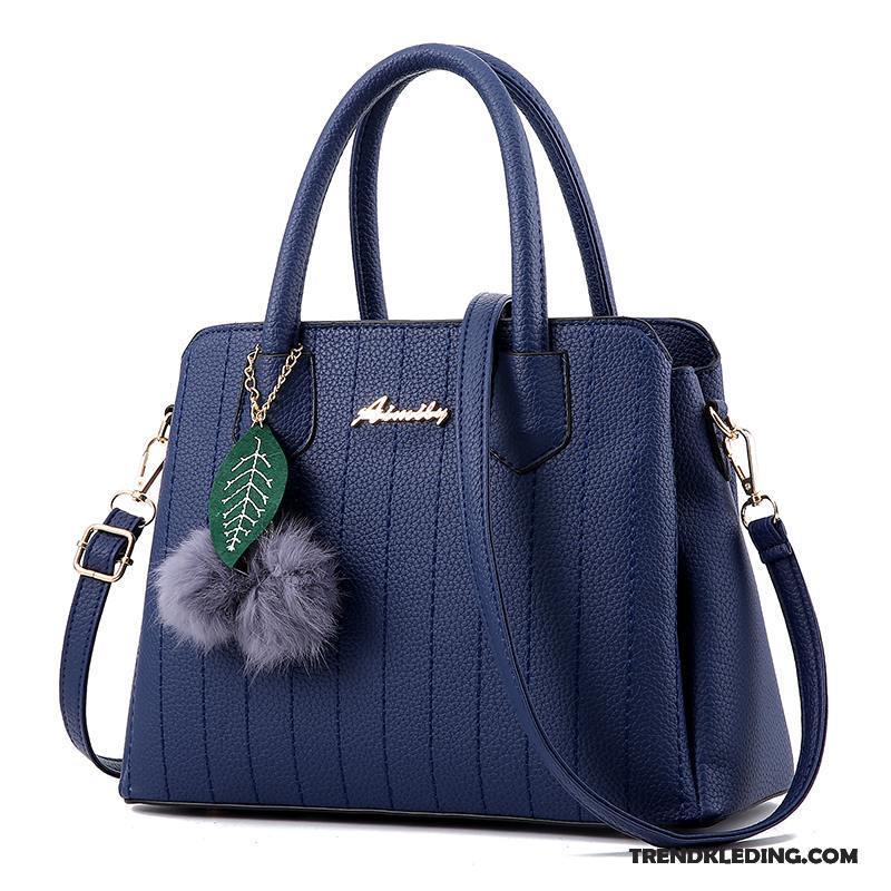 Handtas Dames Messenger Tas Trend Grote Tas Alle Wedstrijden Nieuw Schoudertas Marineblauw