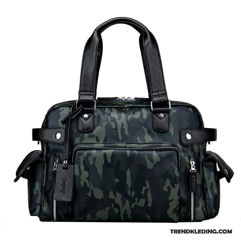 Handtas Heren Trend Reizen Messenger Tas Nieuw Casual Legergroene Camouflage