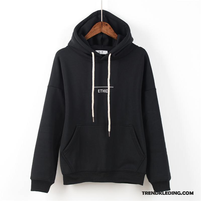 Hoodie Dames Losse Herfst Plus Kasjmier Nieuw Pullover 2018 Zwart