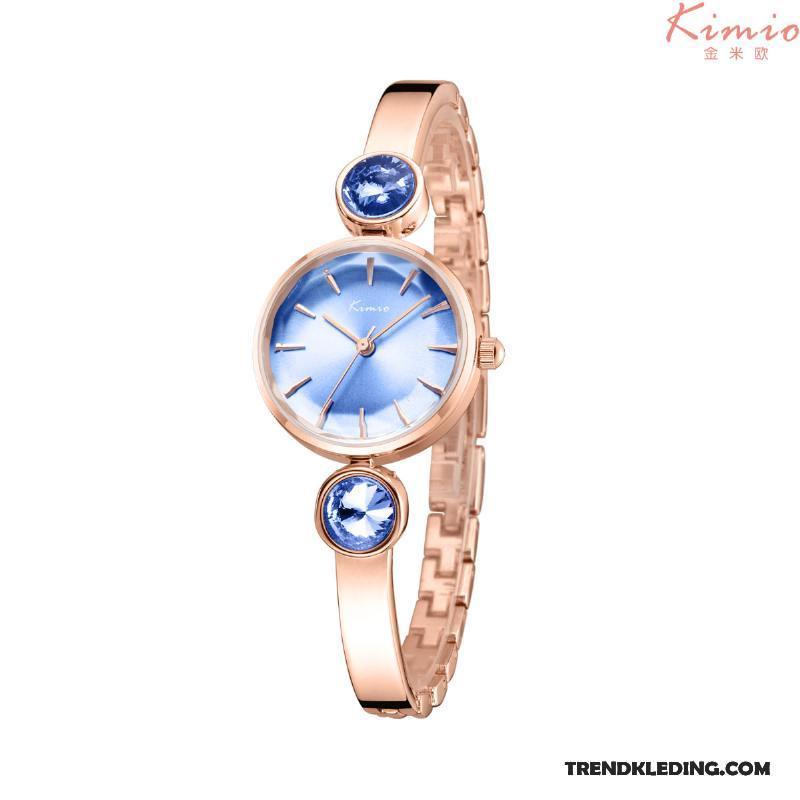 Horloge Dames Armbanden Scheppend Meisje Vers Trend Praktisch Blauw