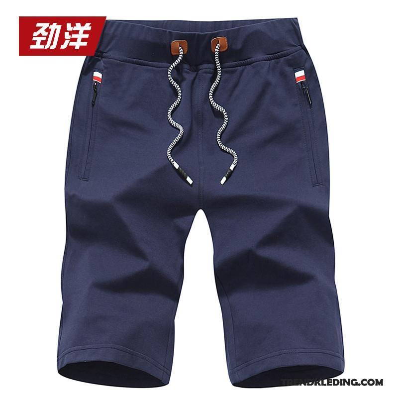 Korte Broek Heren Losse Sport Casual Zomer Zandkleur