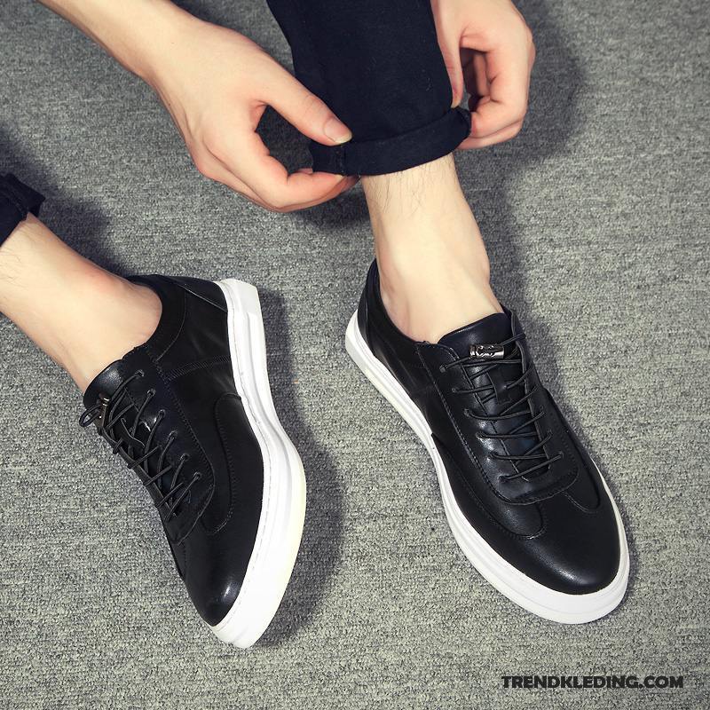 Leren Schoenen Heren Alle Wedstrijden Brits Trend Skateboard Schoenen 2018 Casual Wit Grijs