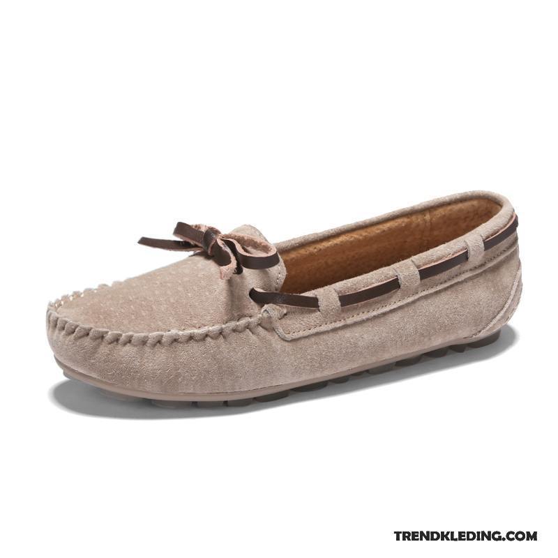 Mocassins Dames Brits Schoenen Platte Schoenen Voorjaar Slip On Zomer Licht