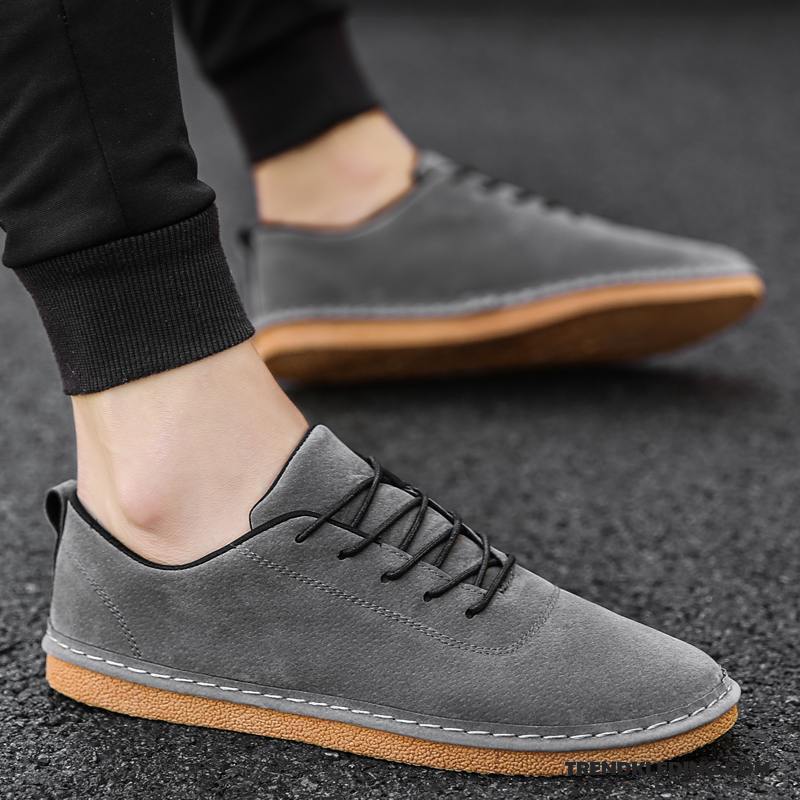 Mocassins Heren Schoenen Mannen Casual Alle Wedstrijden Zomer Trend Grijs