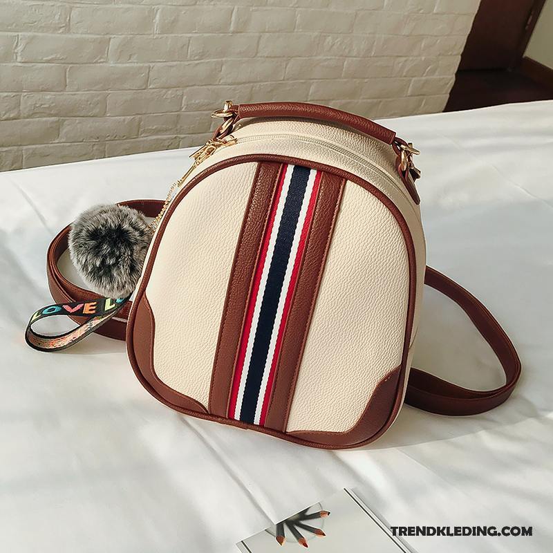 Rugzak Dames Mode Tas Trend 2018 Messenger Tas Nieuw Wit Beige