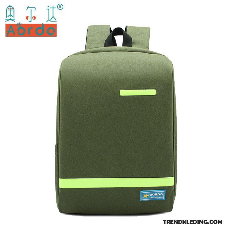 Rugzak Dames Schooltas Lovers Trend Casual Computer Tas Student Donker Groen