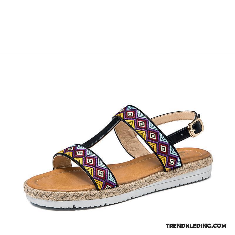 Sandalen Dames Vrouwen Casual Mode Zomer Natie Schoenen Kleur