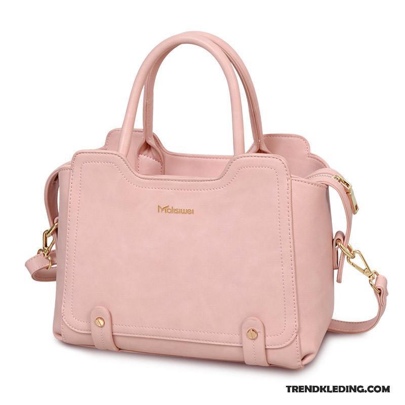 Schoudertas Dames Alle Wedstrijden Mode Handtas Trend Elegante Nieuw Roze