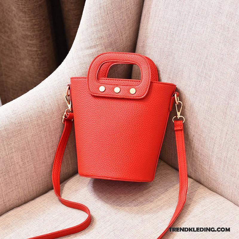 Schoudertas Dames Handtas Nieuw Alle Wedstrijden Mini 2018 Winter Rood