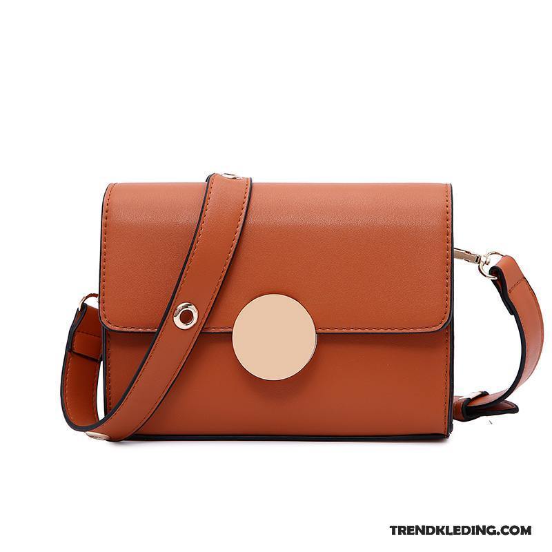 Schoudertas Dames Messenger Tas Alle Wedstrijden Trend Mini 2018 Elegante Bruine