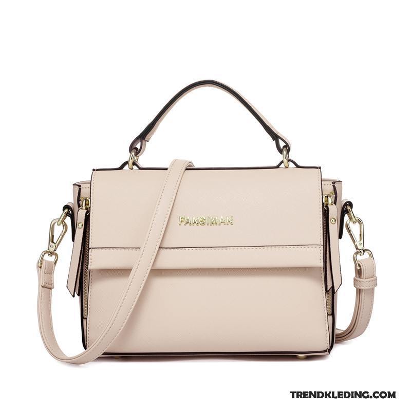 Schoudertas Dames Nieuw Alle Wedstrijden Messenger Tas Trend Mini Vers Wit Beige