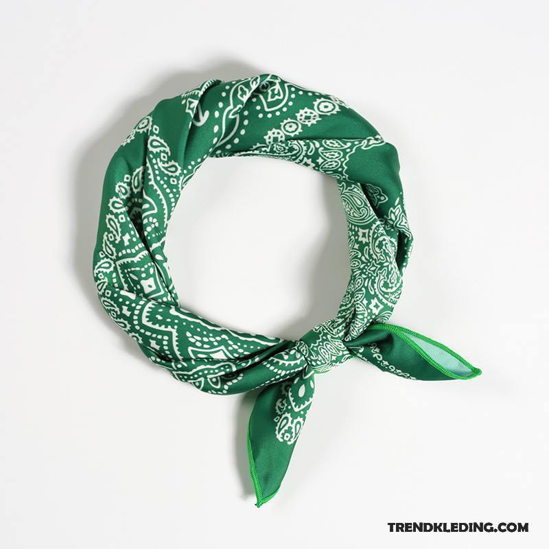 Sjaal Heren Hiphop Alle Wedstrijden Sjaals Dames Vintage Trend Rood Groen