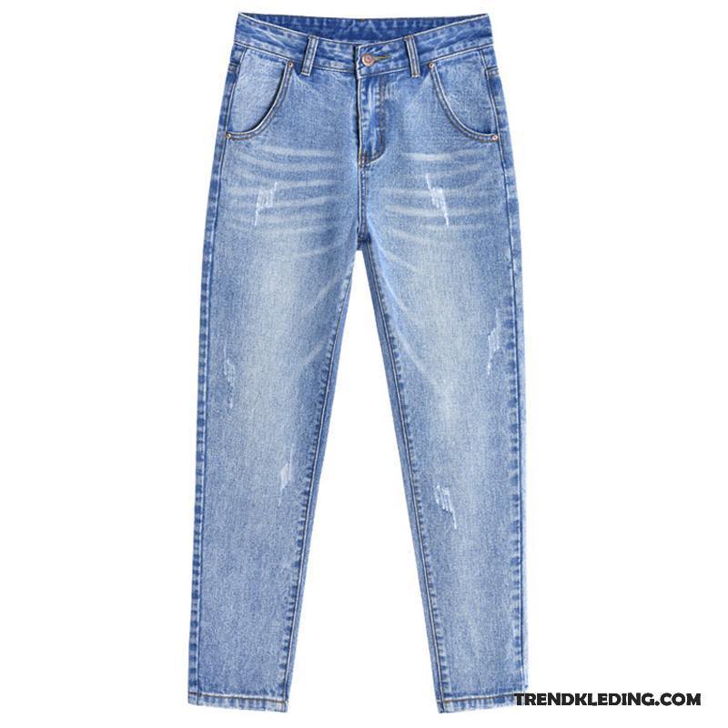 Spijkerbroek Dames Spijkerbroek Jeans Losse 2018 Nieuw Voorjaar Trend Lichtblauw