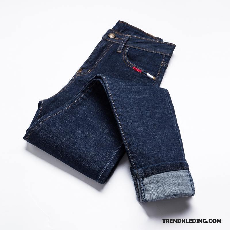 Spijkerbroek Dames Spijkerbroek Jeans Nieuw Elastiek Voorjaar Potlood Broek Skinny Blauw Zwart