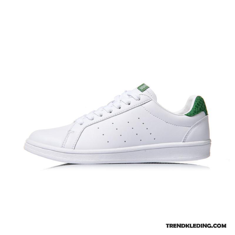 Sportschoenen Dames Antislip Vrouwen Slijtvastheid Skateboard Schoenen Casual Zomer Wit Groen