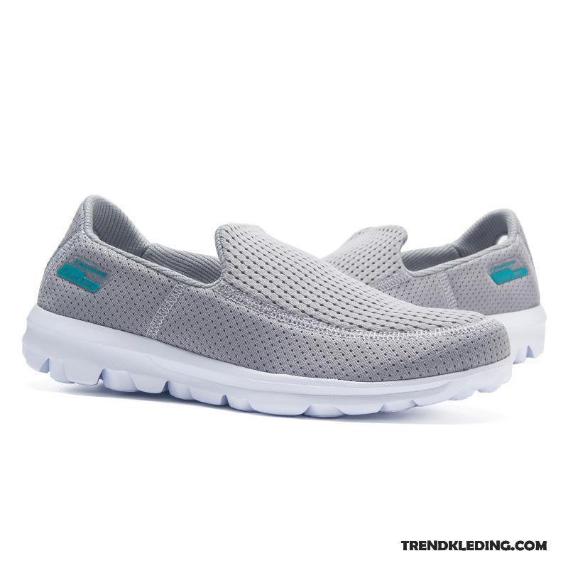 Sportschoenen Dames Casual Ademende Mannen Zomer Maas Fitness Grijs