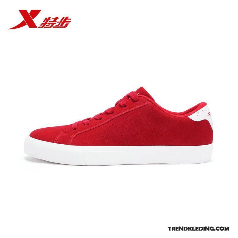 Sportschoenen Dames Casual Skateboard Schoenen Vrouwen Mode Kant Stad Rood