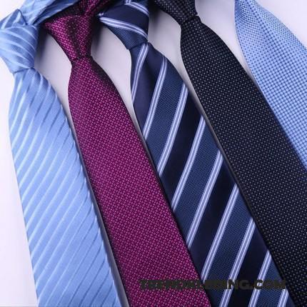 Stropdas Heren Zijde Bruidegom Huwelijk Geklede Business Rode Wijn Blauw Rood Zwart