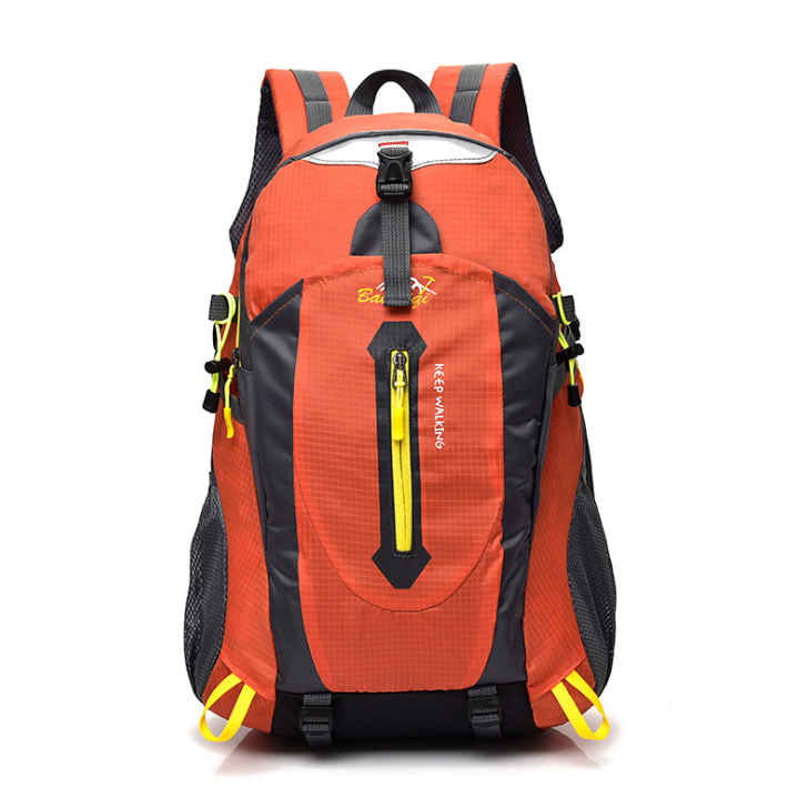 Wandelrugzak Heren Casual Schooltas Alpinisme Reis Reizen Waterdicht Oranje