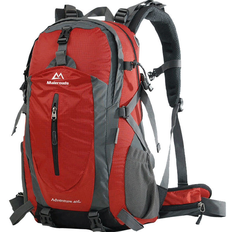 Wandelrugzak Heren Reizen Outdoor Alpinisme Wandelen Tas Dames Rood