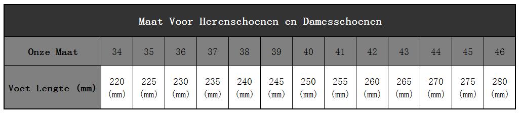 Trendkleding Schoenen Maat